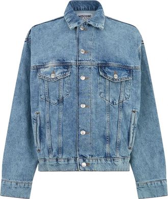 Moschino Oversized Denim Jacket - Dames - Spijkerjassen - Blauw - S - Denim - Jassen