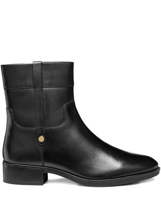 Geox 35mm Felicity leather boots - Black