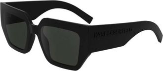 Karl Lagerfeld Kl 6166S 001 Zonnebril - Dames - Zonnebrillen - Zwart - 53 MM - Accessoires