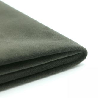 Oviala Funda de sof&aacute; de terciopelo de 3 plazas en verde caqui