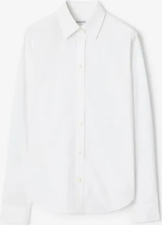 Burberry Classic Fit Cotton Poplin Formal Shirt, Brand Size 10 (US Size 8)