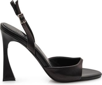 Jeffrey Campbell Augustine Gesp Sandalen - Dames - Sandalen met hakken - Zwart - 40 EU - Leer - Schoenen