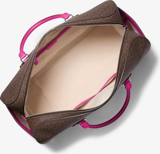 Michael Kors Jet Set Travel Extra-Large Signature Logo Weekender Bag