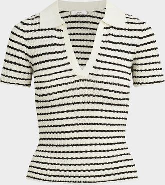 Joe's The Jess Pointelle Polo Shirt