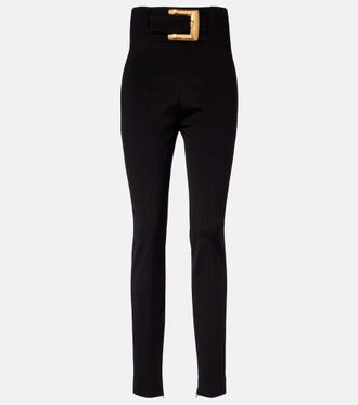 Balmain High-rise slim pants