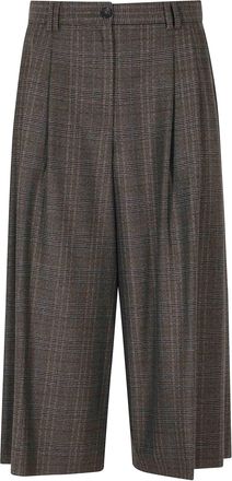 Seventy Dove Gray Prince Of Wales Check Straight-Leg Bermuda Shorts