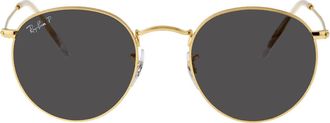 Ray-Ban Round Metal Classic Polarized Black Unisex Sunglasses RB3447 919648 50