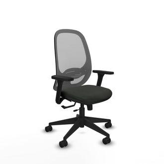 Piqueras y Crespo Silla De Oficina Piqueras Y Crespo Cilanco Negro Soporte Lumbar