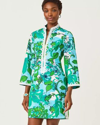 Lilly Pulitzer Shealyn 3/4 Sleeve Stretch Cotton Dress