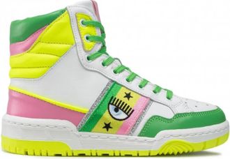 Chiara Ferragni Multicolor lage sneakers - Dames - Sneakers - Veelkleurig - 36 EU - Schoenen
