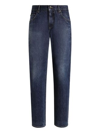 Dolce & Gabbana Jeans con bottoni - Blu