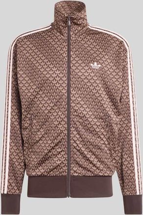 adidas Originals Loose Fit Trainingsjacke Modell FIREBIRD LOOSE MONOGRAM in Dunkelbraun, Gr&ouml;&szlig;e XXL