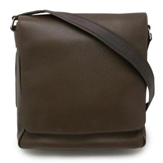 Louis Vuitton Pre-owned Taiga Leather Shoulder Bag M32688 - Heren - Pre-owned - Bruin - Maat: ONE Size Leer