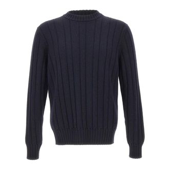 FILIPPO DE LAURENTIIS Heren, Truien, Blauw, Maat: 3XL Wol