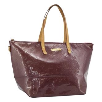 Louis Vuitton Bellevue Monogram Vernis Purple Patent_Leather Handbag (Pre-Owned)