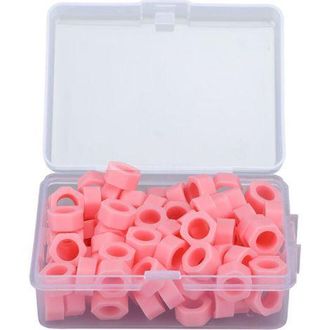 OEM 100 Anillos De Silicona Para Identificaci&oacute;n De Instrumental Dental - Paquete De 100 - Rosa