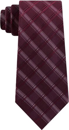 Kenneth Cole Reaction Mens Adam Silk Blend Professional Neck Tie Red O/S