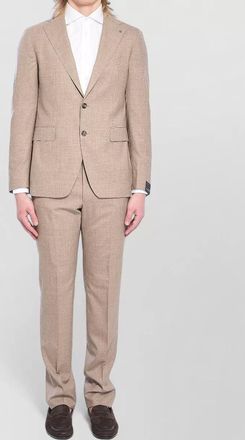 Tagliatore virgin wool silk single-breasted suit