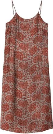 Uma Wang Midikleid mit Blumendruck