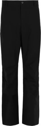 Ferragamo Mens Cotton-Blend Trousers In Black