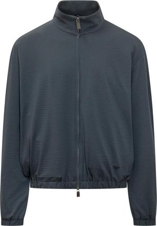 Emporio Armani Blouson Jas - Heren - Bomber jackets - Blauw - L - Jassen