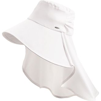 Coolibar Womens Full Coverage Hat - UPF 50+ Sun Protection - Anastasia Elegant in White at Nordstrom