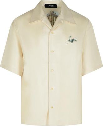 Amiri Silk Short-Sleeve Shirt
