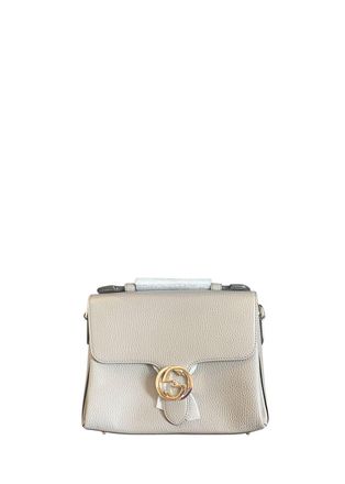 Gucci Interlocking G Grey Shoulder Bag Size S