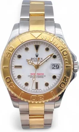 Rolex Pre-owned Rolex Rolex Yacht-Master Automatic Chronometer White Dial Unisex Watch 168623 WSO