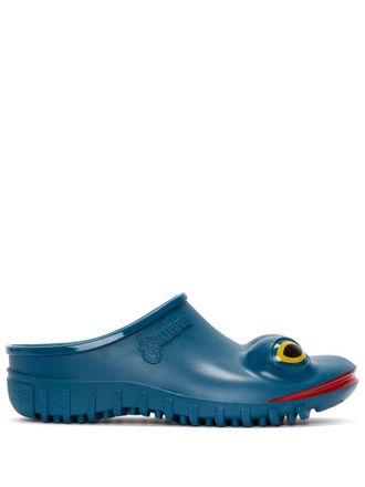 J.W.Anderson x Wellipets Frog round-toe clogs - Blue