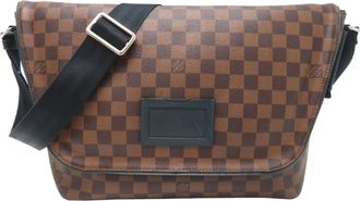 Louis Vuitton Brown Damier Canvas Messenger Bag (Pre-Owned)