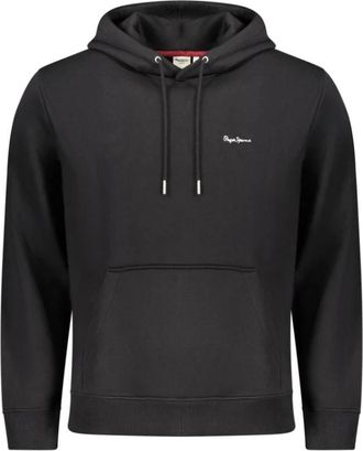 Pepe Jeans London Hoodie met lange mouwen - Heren - Hoodies - Zwart - XL - Katoen - Hoodies & sweatvesten