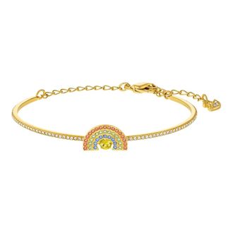 Swarovski Accessoires, Dames, Veelkleurig, ONE Size, Sprankelende Dans Regenboog Armband