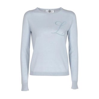 Dee Ocleppo Truien & Vesten, Dames, Blauw, M, ART 004 Sweater met Lange Mouwen