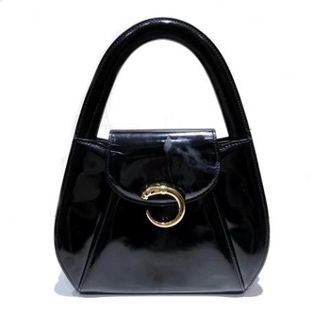 Cartier Tweedehands leren handtassen - Dames - Vintage Handtas - Zwart - ONE Size - Vintage