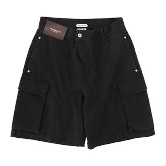 J.W.Anderson Casual Shorts, male, Black, Size: W34 Twisted Patch Pocket Shorts