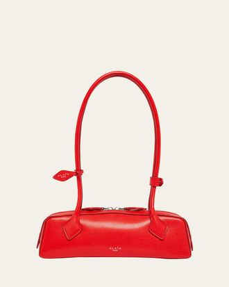 Alaia Le Teckel Small Shoulder Bag in Leather