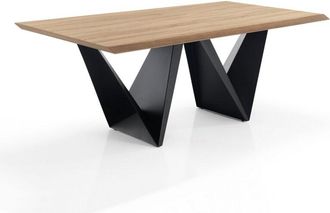 Oresteluchetta Oresteluchetta - Mesa fija efecto madera acabado fresno cm. Al.76 x P.100 x L.200