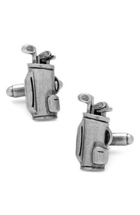 Cufflinks Inc. Golf Bag Cuff Links in Silver at Nordstrom