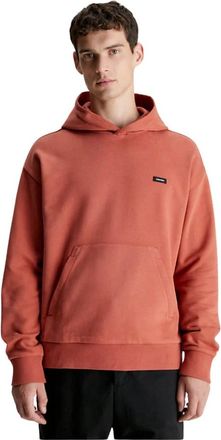Calvin Klein Katoenen Hoodie - Heren - Hoodies - Oranje - S - Katoen - Hoodies & sweatvesten