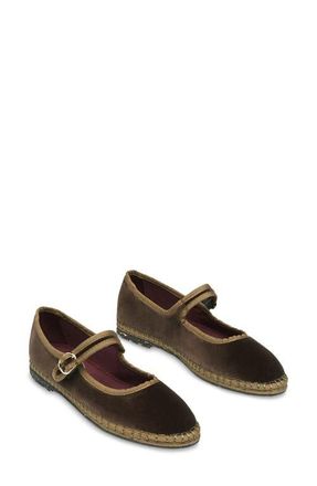 Flabelus Ulla Mary Jane Flat in Marron at Nordstrom, Size 12Us