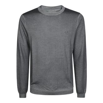 Sun 68 Heren, Truien, Grijs, Maat: 2XL Wol
