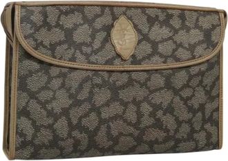 Saint Laurent Pre-owned Leather clutches - Dames - Vintage Clutch - Beige - ONE Size - Leer - Vintage