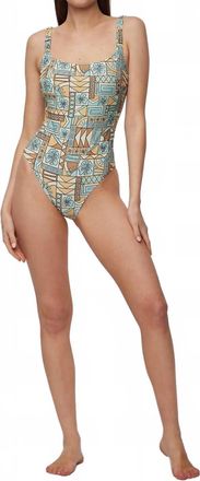 Rip Curl Block Party D-Dd Good Coverage One Piece In Blue