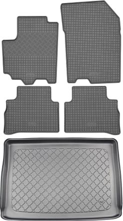 OEM Suzuki Vitara / Vitara Hybrid Suv (5 Puertas) Desde 2019 Hasta Marzo De 2020 / Enero De 2020. Juego De Alfombrillas De Goma Para Coche Y Alfombrilla P
