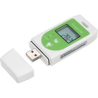 OEM Registrador De Datos De Temperatura Usb Multiusos, Registrador De Temperatura Reutilizable Con Capacidad Para 32.000 Registros, Color Verde