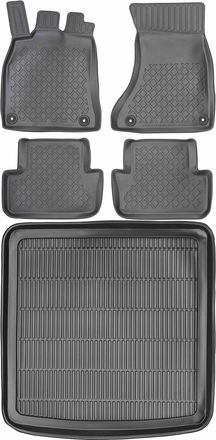 OEM Juego De Alfombrillas Para Coche Y Maletero Para Audi A4 B8 Kombi (2007-2015)