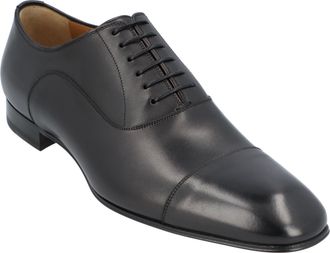 Christian Louboutin Mens Greggo Lace-up shoes - Black Calf Leather - Size EU 42