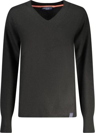 North Sails Trui met ronde hals - Dames - V-hals truien - Zwart - XS - Polyester - Truien & Vesten