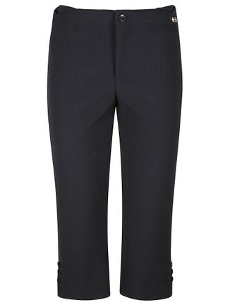 Victoria Beckham Tab Detail Cropped Trouser